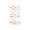 Pack of 9 Angel Number Keyrings - Spiritual Home Decor - View 2