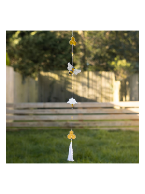 String of Bee and Honeycomb Suncatchers String of Bee and Honeycomb Suncatchers - Spiritual Home Decor