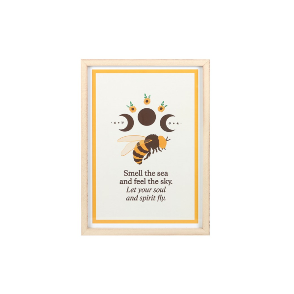 Bee Radiant Bee Framed Wall Art Print - Spiritual Home Decor - View 2