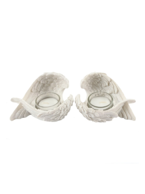 Set of 2 Winged Candle Holders
