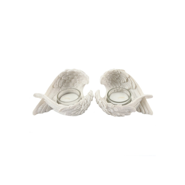 Set of 2 Winged Candle Holders - Aromatherapy