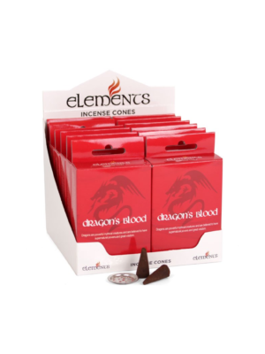 Set of 12 Packets of Elements Dragon’s Blood Incense Cones Set of 12 Packets of Elements Dragon's Blood Incense Cones - Aromatherapy
