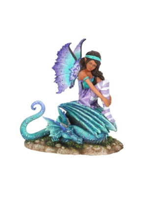16cm Dragon Perch Fairy Figurine by Amy Brown 16cm Dragon Perch Fairy Figurine by Amy Brown - Figurine
