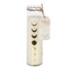Coconut Moon Phase Candle in Glass Tube - Witchcraft Ritual