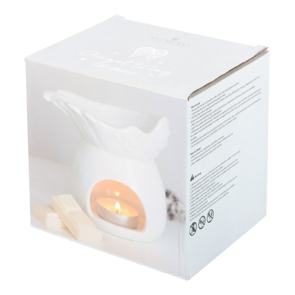 Angel Wing Dish Oil Burner - Angel Figurine - View 4