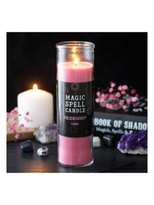 Friendship Floral Magic Spell Tube Candle Friendship Floral Magic Spell Tube Candle - Witchcraft Ritual