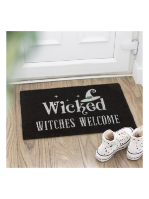 Black Wicked Witches Welcome Doormat Black Wicked Witches Welcome Doormat - Witchcraft Ritual