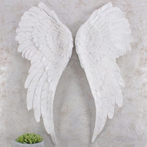 Pair of Large Glitter Angel Wings - Angel Figurine - View 3