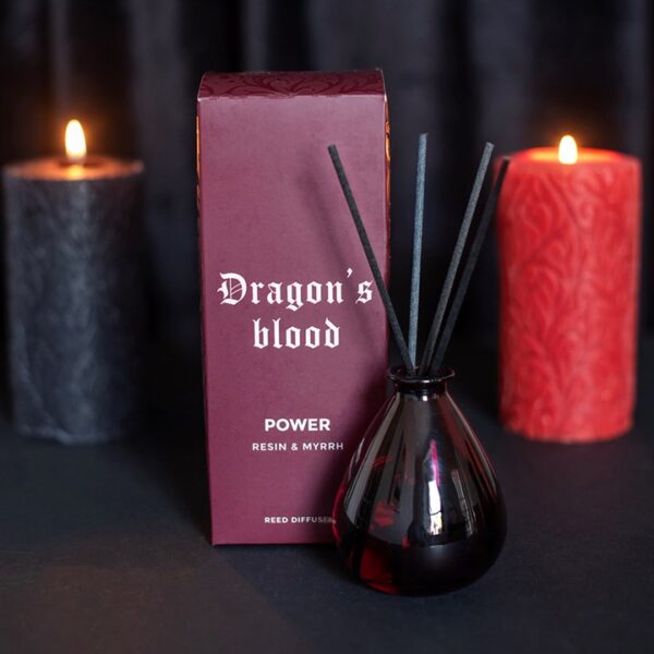 Dragon’s Blood Resin & Myrrh Reed Diffuser Dragon's Blood Resin & Myrrh Reed Diffuser - Gothic Decor