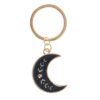 Blue Moon Phase Crescent Moon Keyring - Witchcraft Ritual - View 3