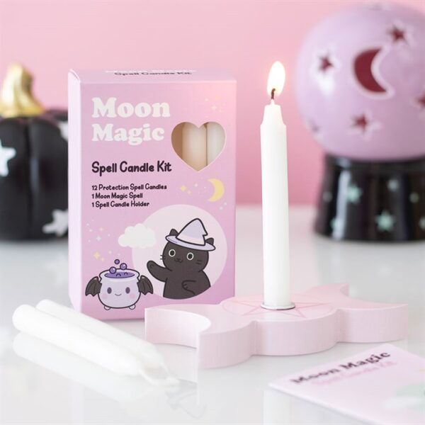 Moon Magic Spell Candle Kit Moon Magic Spell Candle Kit - Witchcraft Ritual