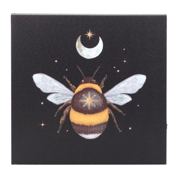 Forest Bee Light Up Canvas Plaque - Spiritual Home Decor - View 3
