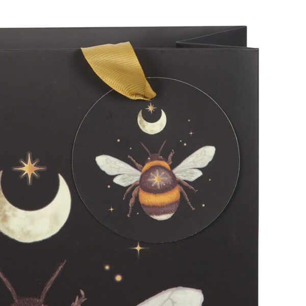 23cm Medium Forest Bee Gift Bag - Gothic Decor - View 3