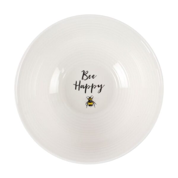 Bee Happy Ceramic Bowl - Spiritual Home Decor