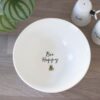 Bee Happy Ceramic Bowl - Spiritual Home Decor - View 4