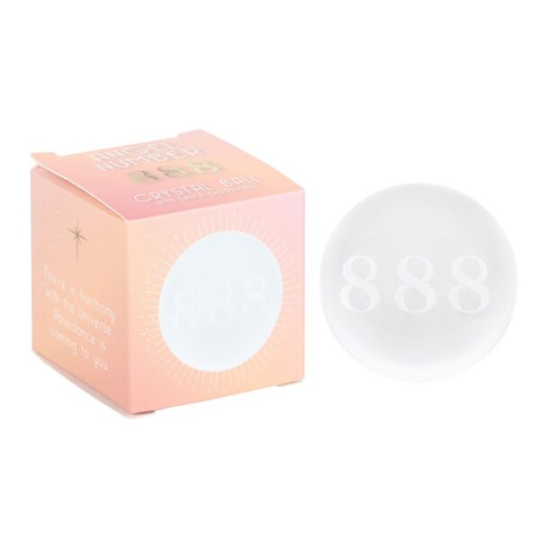 888 Angel Number Crystal Ball - Crystal Healing - View 2