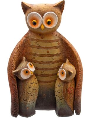 Owl Family - Spiritual Home Decor
