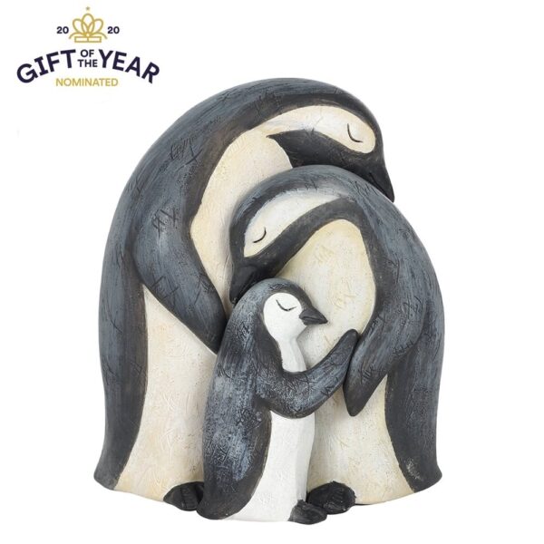 Penguin Family Ornament - Spiritual Home Decor
