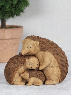 Hedgehog Family Ornament - Spiritual Home Decor