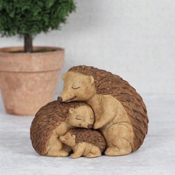 Hedgehog Family Ornament - Spiritual Home Decor