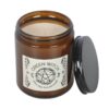 Green Witch White Sage Amber Glass Candle