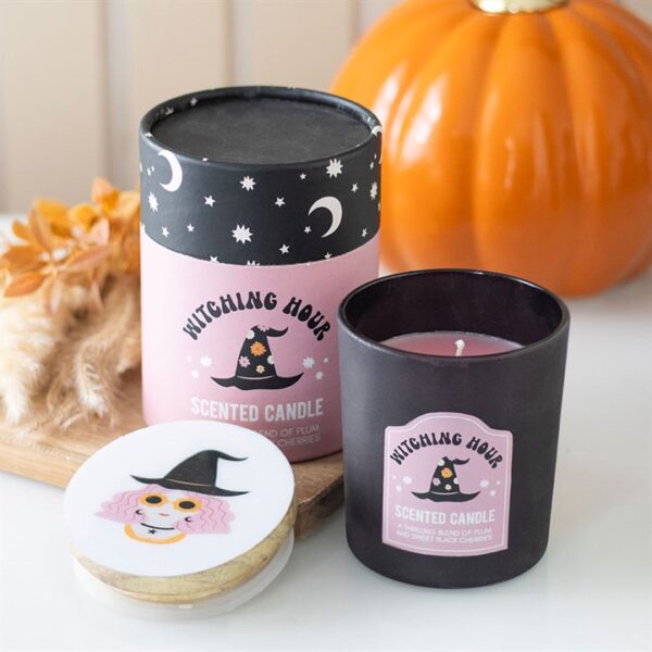 Witching Hour Plum and Black Cherry Candle - Witchcraft Ritual