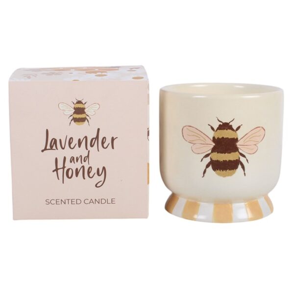 Honey Bee Lavender and Honey Candle - Aromatherapy - View 2