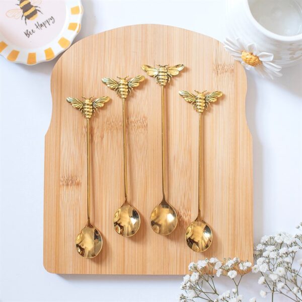 Honey Bee Teaspoon Set Honey Bee Teaspoon Set - Spiritual Home Decor