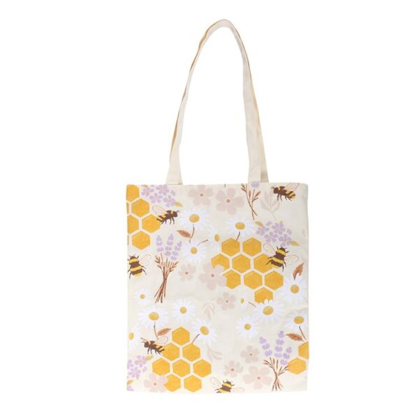Honey Bee Print Tote Bag - Spiritual Home Decor - View 2