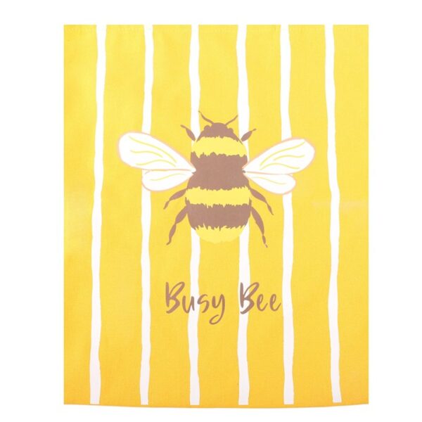 Striped Busy Bee Tote Bag - Spiritual Home Decor - View 4
