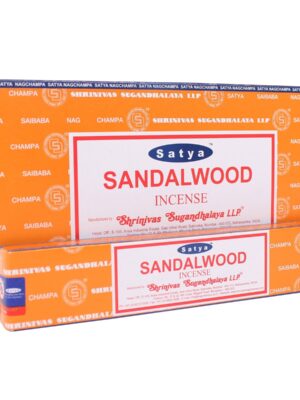 Set of 12 Sandalwood Incense by Satya (12/50) - Aromatherapy