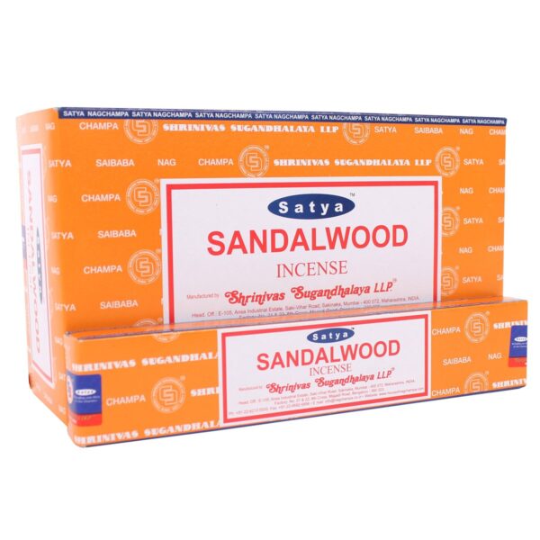 Set of 12 Sandalwood Incense by Satya (12/50) - Aromatherapy