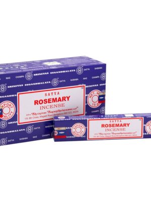 Set of 12 Rosemary Incense Sticks by Satya (12/50) - Aromatherapy
