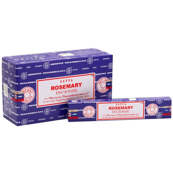 Set of 12 Rosemary Incense Sticks by Satya (12/50) Set of 12 Rosemary Incense Sticks by Satya (12/50) - Aromatherapy