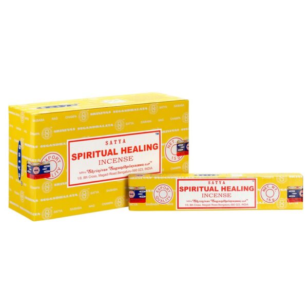 Set of 12 Spiritual Healing Incense Sticks by Satya (12/50) Set of 12 Spiritual Healing Incense Sticks by Satya (12/50) - Aromatherapy