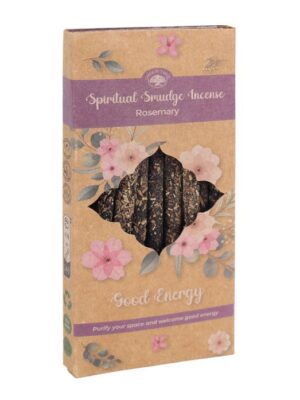 12 Packs of Rosemary Good Energy Spiritual Smudge Incense Sticks - Aromatherapy
