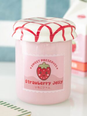 Strawberry Jelly Jar Oil Burner and Wax Warmer - Aromatherapy