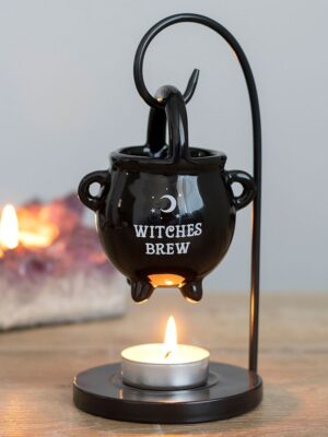 Witches Brew Hanging Cauldron Oil Burner - Witchcraft Ritual