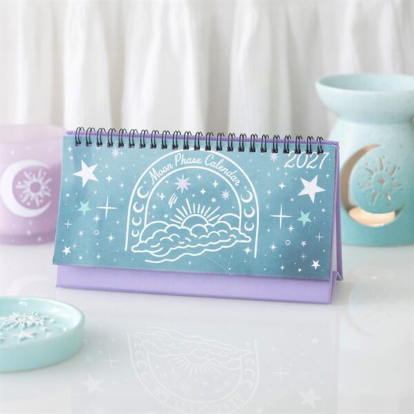 Moon Phase Desk Calendar Moon Phase Desk Calendar - Witchcraft Ritual