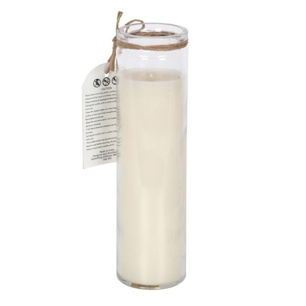 Coconut Moon Phase Candle in Glass Tube - Witchcraft Ritual - View 2