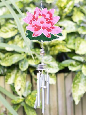 Water Lily Windchime - Spiritual Home Decor