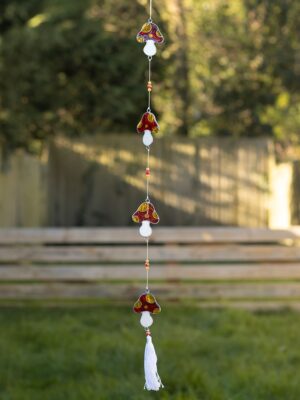 String of Mushroom Suncatchers - Jewelry