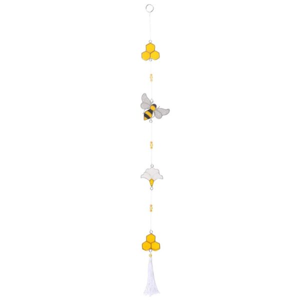 String of Bee and Honeycomb Suncatchers - Spiritual Home Decor - View 4