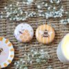 Set of 12 Honey Bee Compact Mirrors in Display - Spiritual Home Decor