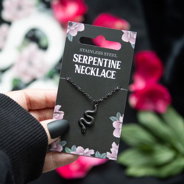 Snake Pendant Necklace Snake Pendant Necklace - Gothic Decor