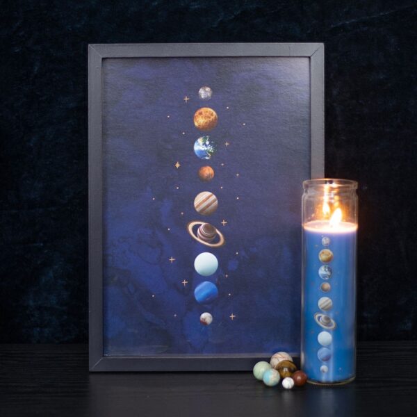 Solar System Framed Wall Print Solar System Framed Wall Print - Spiritual Home Decor