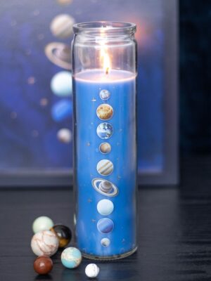 Solar System Cedar Tube Candle - Aromatherapy