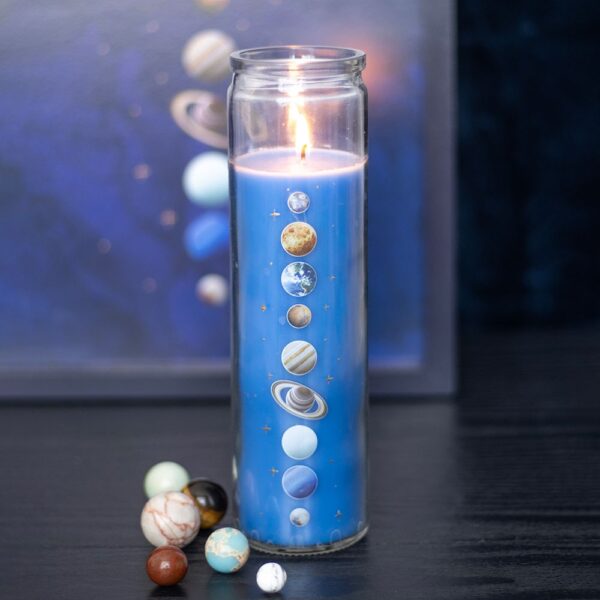 Solar System Cedar Tube Candle - Aromatherapy
