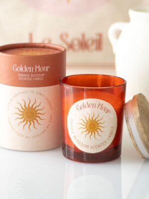 Golden Hour Orange Blossom Candle - Aromatherapy