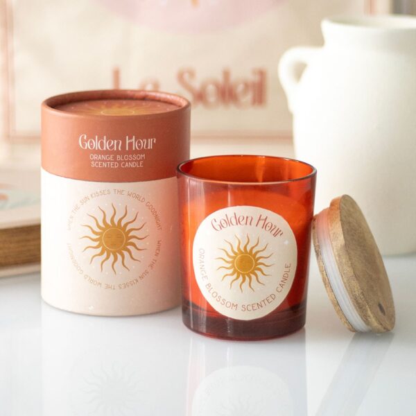 Golden Hour Orange Blossom Candle - Aromatherapy
